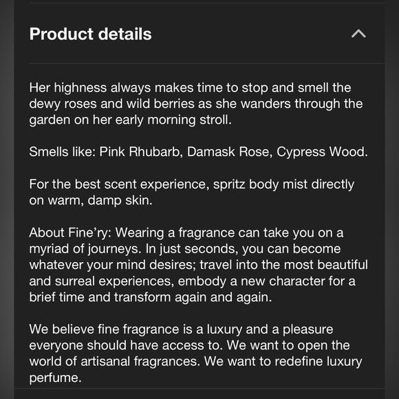 Finery Born to Empress Pink Body Mist - Picture 3 of 7